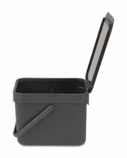 Abfallbehälter Sort&Go 6l Grey