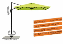 Ampelschirm Rhodos Junior 230 x 230 cm