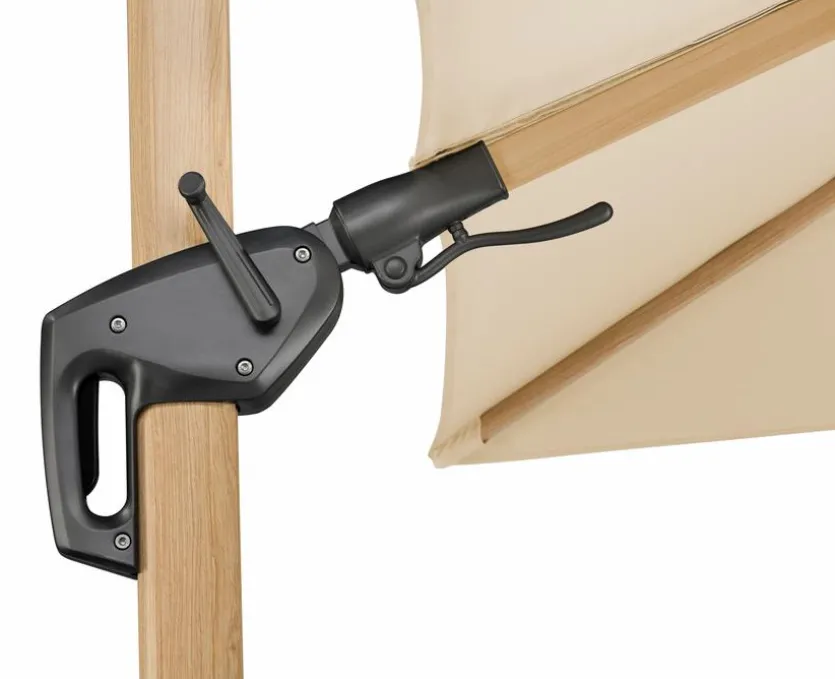 Ampelschirm Rhodos Twist Woody 300x300cm