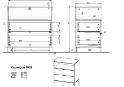 Babyzimmer-Set Alkmaar 4tlg.
