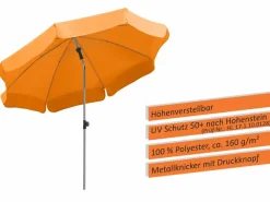 Balkonschirm Locarno Ø 200 cm