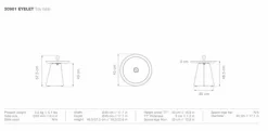 Beistelltisch Eyelet Ø 45 cm