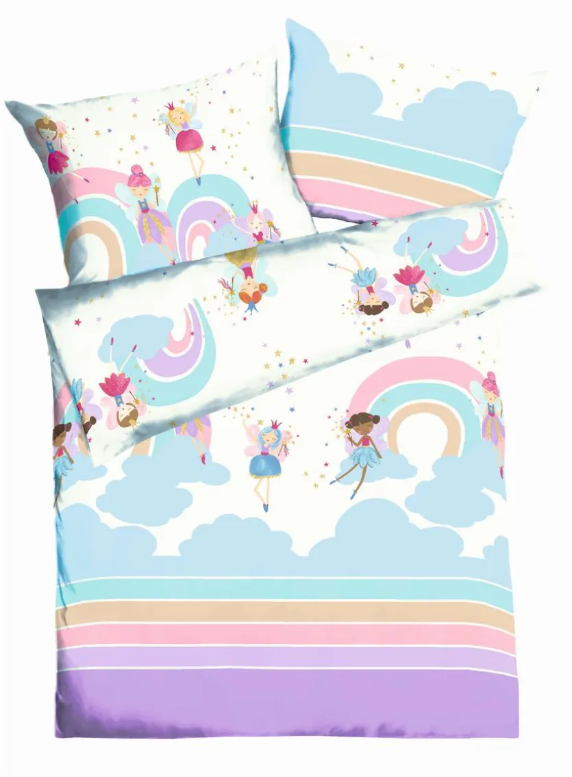 Bettwäsche Rainbow Fairies 135x200cm