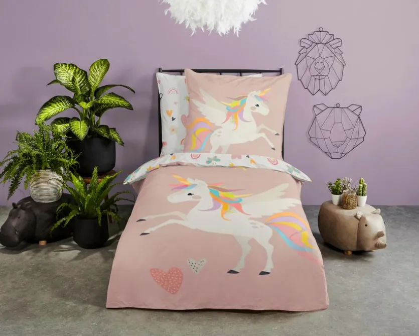Bettwäsche Unicorn 135 x 200 cm