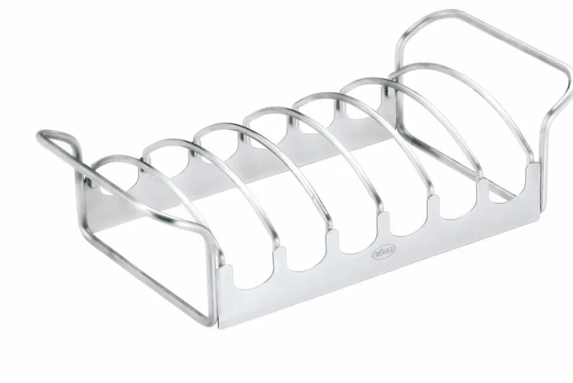 Braten- u. Rippchenhalter Edelstahl 18/10