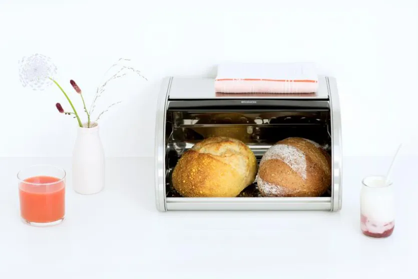 Brotkasten Single Matt Steel
