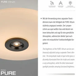 Deckenleuchte Pure Vitrum
