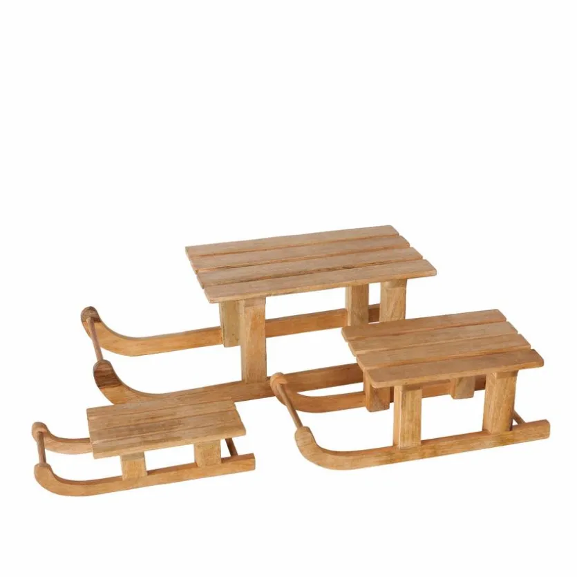 Deko-Figur Schlitten - Huia 3tlg.