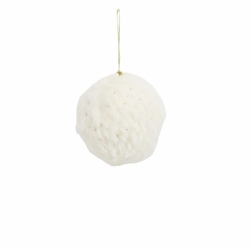 Deko-Hänger Stoffkugel 7 cm