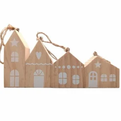 Deko-Hänger Haus 4tlg.