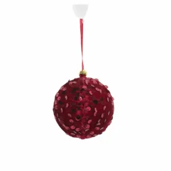 Deko-Hänger Stoffkugel 7 cm