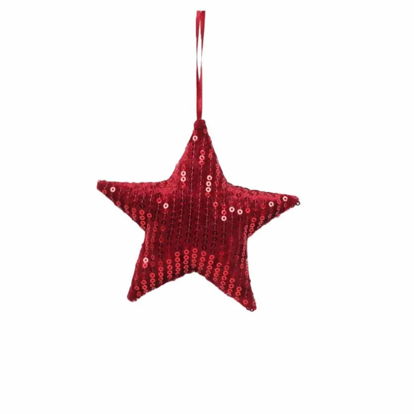 Deko-Hänger Stoffstern 11 cm