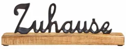 Deko-Objekt Schriftzug - Zuhause 30 cm