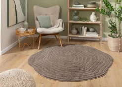Design-Teppich Rippel Shape Ø 200 cm