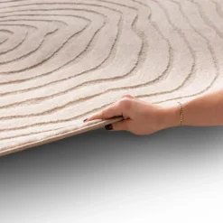 Design-Teppich Rippel Shape Ø 160 cm