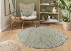 Design-Teppich Rippel Shape Ø 200 cm
