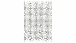 Duschvorhang Mosaik 180 x 200 cm