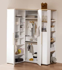 Eck-Kleiderschrank Oscar 102 x 206 cm