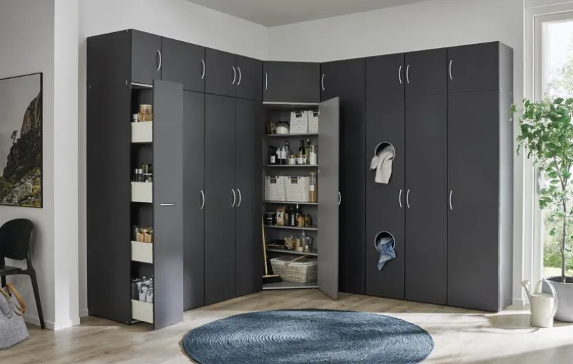 Eckschrank Multiraumkonzept