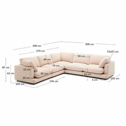 Ecksofa 6-Sitzer Gala