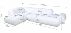 Ecksofa Soft Edge 70860