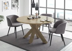 Esstisch mit Auszug Big System Ø 130/ 170 cm