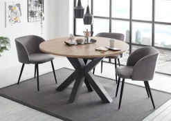 Esstisch mit Auszug Big System Ø 110/150 cm