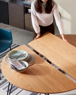 Esstisch mit Auszug Novac Ø 120/200 cm