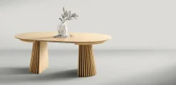 Esstisch mit Auszug Osaka Ø 120/ 200 cm