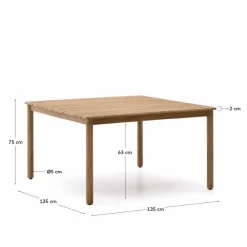 Esstisch Sori 135 x 135 cm