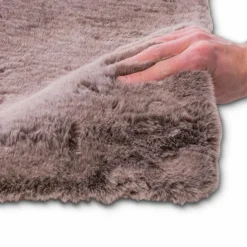 Fellteppich Imitat Melange 160 x 230 cm