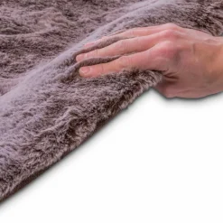 Fellteppich Imitat Melange Ø 80 cm