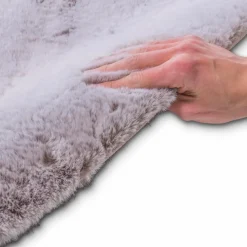 Fellteppich Imitat Melange Ø 80 cm