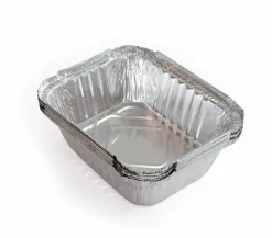 Fettauffangschalen 5 tlg. Alu 14,7 x 12,2 cm