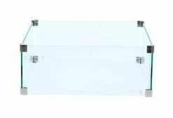 Feuerstellen-Glasaufsatz Cosi Square Glas Set L