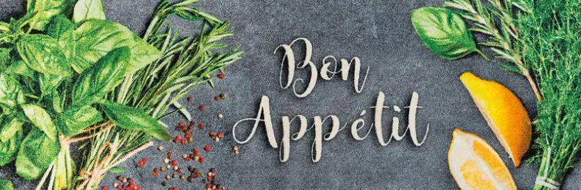 Fußmatte Bon Appétit 60 x 180 cm