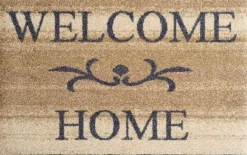 Fußmatte Welcome Home beige 40 x 60cm