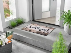 Fußmatte Wooden Welcome 50 x 75 cm