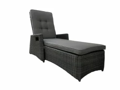 Gartenliege Deluxe Lounge Grau