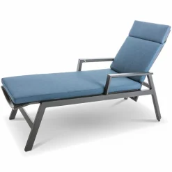 Gartenliegen-Auflage Deluxe Alu 200 x 60 cm