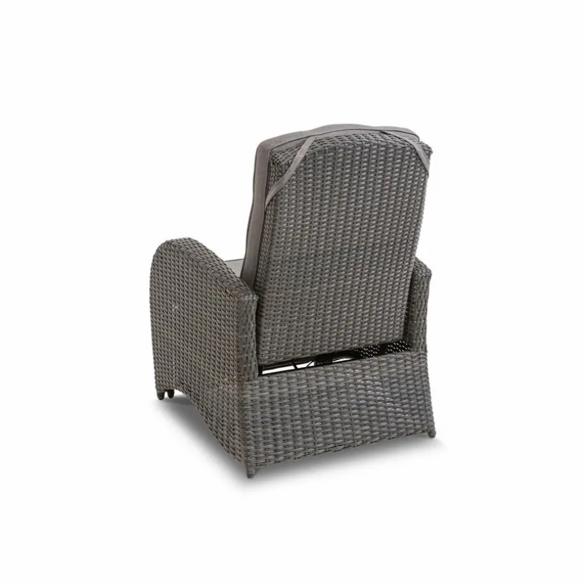 Gartensessel Deluxe Lounge Grau
