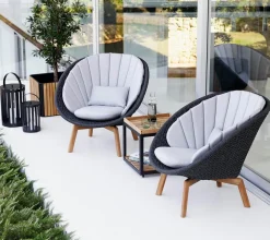 Gartensessel Peacock, dark grey