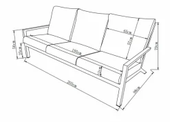 Gartensofa Riverton