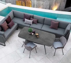 Gartensofa-Modul Flex 2-Sitzer links