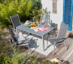 Gartenstuhl Kedline, Alu/Textilene