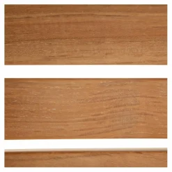 Gartenstuhl Madura, Edelstahl/Teak