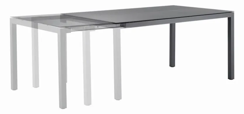 Gartentisch ausziehbar Classic Alu 160/220 x 100 cm