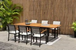 Gartentisch ausziehbar Kingsbury 180 x 100 cm