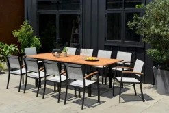 Gartentisch ausziehbar Kingsbury 180 x 100 cm