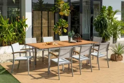 Gartentisch ausziehbar Kingsbury 180 x 100 cm